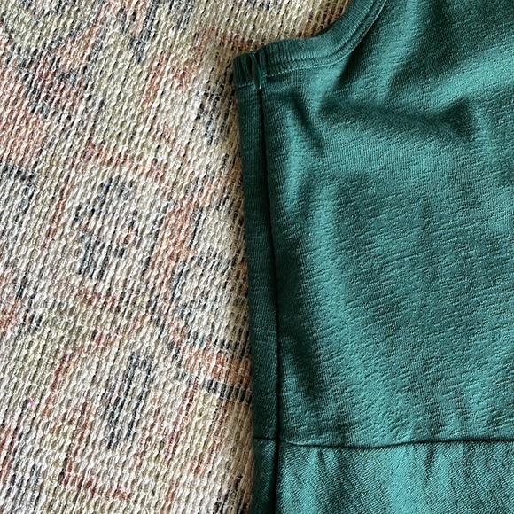 🆕 Ted Baker London Livviaa Knot Front Jersey Dress in Green - Picture 9 of 10